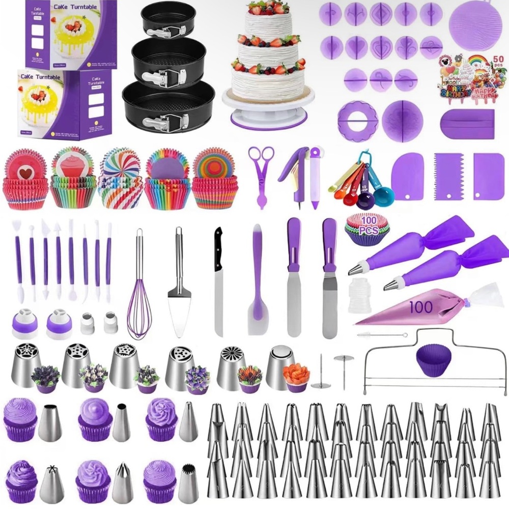 471 pcs cake decorating supplies